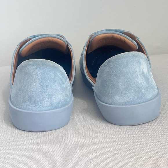 Freda Salvador LIBBY D'ORSAY SNEAKER Blue Suede Size 8 - Picture 7 of 16